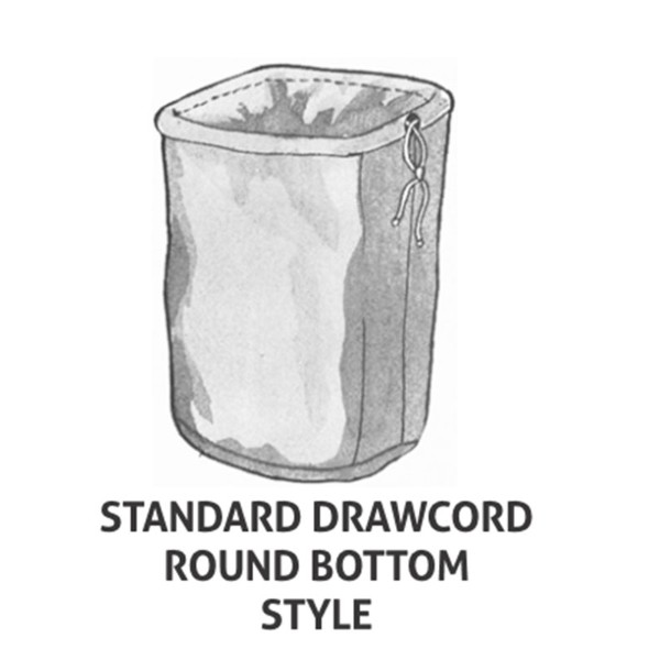 laundary bag style 11 Standard Drawcord Round